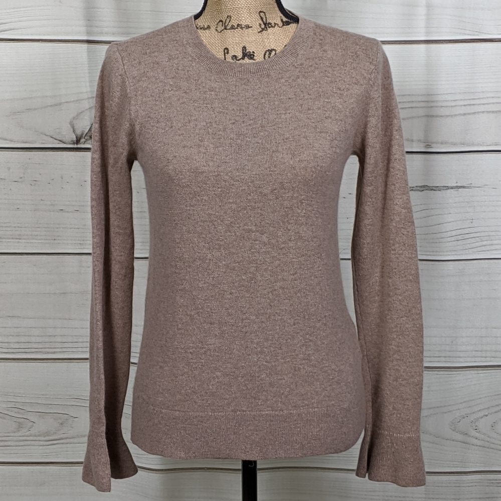 CASHMERE Club Monaco Tan Sweater Sz XS
